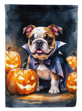 Load image into Gallery viewer, English Bulldog Puppy Halloween Garden Flag