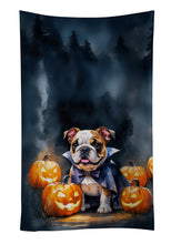 Load image into Gallery viewer, English Bulldog Puppy Halloween Kitchen Towel