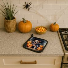 Load image into Gallery viewer, English Bulldog Puppy Halloween Pair of Pot Holders
