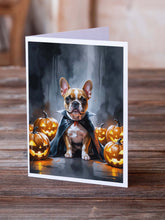 Load image into Gallery viewer, French Bulldog Puppy Halloween Greeting Cards Pack of 8