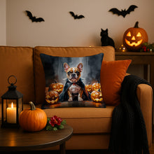 Load image into Gallery viewer, French Bulldog Puppy Halloween Throw Pillow