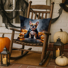 Load image into Gallery viewer, French Bulldog Puppy Halloween Throw Pillow