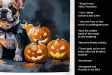 Load image into Gallery viewer, French Bulldog Puppy Halloween Kitchen Towel