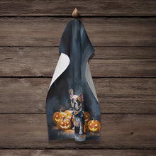 Load image into Gallery viewer, French Bulldog Puppy Halloween Kitchen Towel