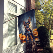 Load image into Gallery viewer, German Shepherd Puppy Halloween House Flag