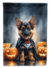 Load image into Gallery viewer, German Shepherd Puppy Halloween House Flag