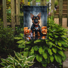 Load image into Gallery viewer, German Shepherd Puppy Halloween Garden Flag