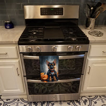 Load image into Gallery viewer, German Shepherd Puppy Halloween Kitchen Towel