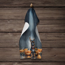 Load image into Gallery viewer, German Shepherd Puppy Halloween Kitchen Towel