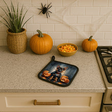 Load image into Gallery viewer, German Shepherd Puppy Halloween Pair of Pot Holders