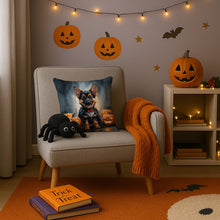Load image into Gallery viewer, German Shepherd Puppy Halloween Throw Pillow