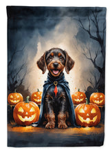 Load image into Gallery viewer, German Wirehaired Pointer Puppy Halloween House Flag