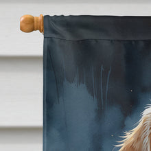 Load image into Gallery viewer, Golden Retriever Puppy Halloween House Flag