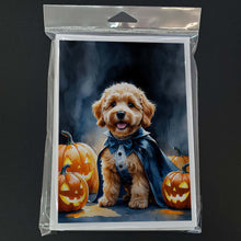 Load image into Gallery viewer, Goldendoodle Puppy Halloween Greeting Cards Pack of 8