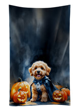 Load image into Gallery viewer, Goldendoodle Puppy Halloween Kitchen Towel