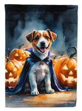 Load image into Gallery viewer, Jack Russell Terrier Puppy Halloween House Flag