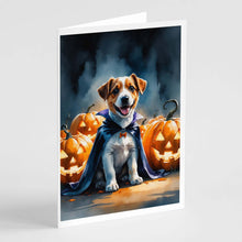 Load image into Gallery viewer, Jack Russell Terrier Puppy Halloween Greeting Cards Pack of 8