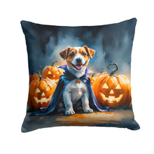 Load image into Gallery viewer, Jack Russell Terrier Puppy Halloween Throw Pillow