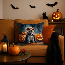 Load image into Gallery viewer, Jack Russell Terrier Puppy Halloween Throw Pillow