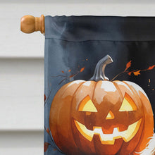 Load image into Gallery viewer, Labradoodle Puppy Halloween House Flag
