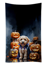 Load image into Gallery viewer, Labradoodle Puppy Halloween Kitchen Towel