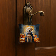 Load image into Gallery viewer, Yellow Labrador Retriever Puppy Halloween Mini Hanging Pillow Ornament 3.5 × 3.5