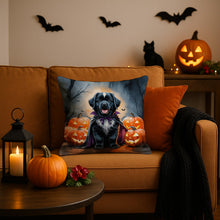 Load image into Gallery viewer, Newfoundland Puppy Halloween Throw Pillow