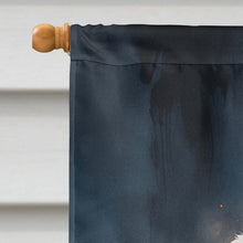Load image into Gallery viewer, Chocolate Newfoundland Puppy Halloween House Flag