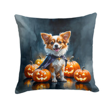 Load image into Gallery viewer, Papillon Puppy Halloween Throw Pillow
