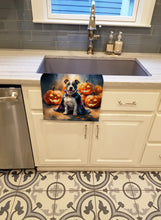 Load image into Gallery viewer, Pit Bull Terrier Puppy Halloween Kitchen Towel