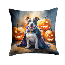 Load image into Gallery viewer, Pit Bull Terrier Puppy Halloween Throw Pillow
