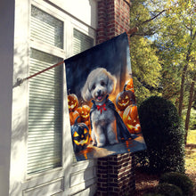 Load image into Gallery viewer, White Poodle Puppy Halloween House Flag