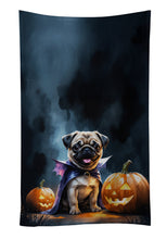 Load image into Gallery viewer, Pug Puppy Halloween Kitchen Towel