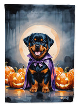 Load image into Gallery viewer, Rottweiler Puppy Halloween Garden Flag