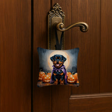 Load image into Gallery viewer, Rottweiler Puppy Halloween Mini Hanging Pillow Ornament 3.5 × 3.5