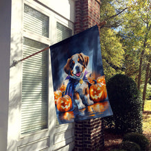Load image into Gallery viewer, Saint Bernard Puppy Halloween House Flag