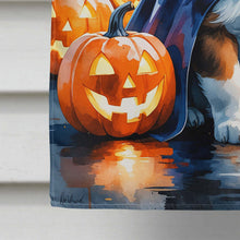 Load image into Gallery viewer, Saint Bernard Puppy Halloween House Flag