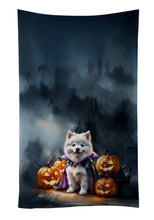 Load image into Gallery viewer, Samoyed Puppy Halloween Kitchen Towel