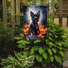 Load image into Gallery viewer, Scottish Terrier Puppy Halloween Garden Flag