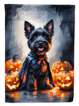 Load image into Gallery viewer, Scottish Terrier Puppy Halloween Garden Flag