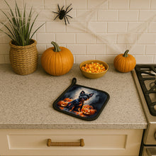 Load image into Gallery viewer, Scottish Terrier Puppy Halloween Pair of Pot Holders