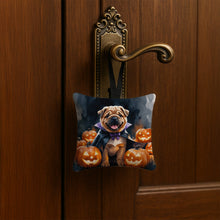 Load image into Gallery viewer, Shar Pei Puppy Halloween Mini Hanging Pillow Ornament 3.5 × 3.5