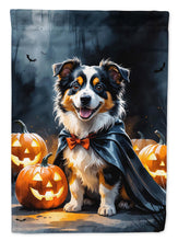 Load image into Gallery viewer, Sheltie Puppy Halloween House Flag