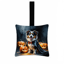 Load image into Gallery viewer, Sheltie Puppy Halloween Mini Hanging Pillow Ornament 3.5 × 3.5