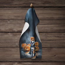 Load image into Gallery viewer, Shiba Inu Puppy Halloween Kitchen Towel