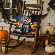 Load image into Gallery viewer, Shiba Inu Puppy Halloween Throw Pillow