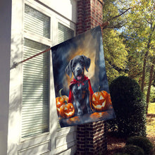 Load image into Gallery viewer, Weimaraner Puppy Halloween House Flag