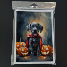 Load image into Gallery viewer, Weimaraner Puppy Halloween Greeting Cards Pack of 8