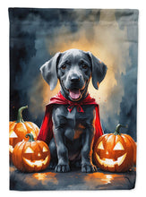 Load image into Gallery viewer, Weimaraner Puppy Halloween Garden Flag