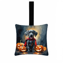 Load image into Gallery viewer, Weimaraner Puppy Halloween Mini Hanging Pillow Ornament 3.5 × 3.5